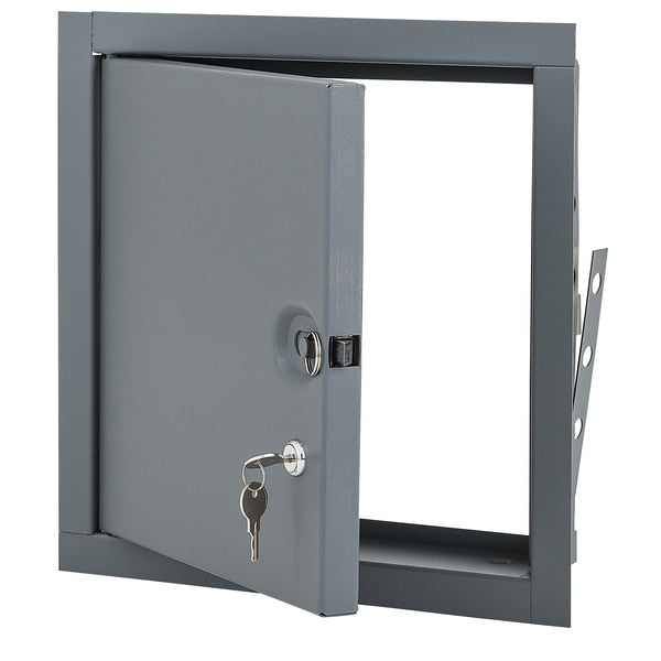 Fire Rated Access Door, 24x24, Prime Coat W/ Cylinder Lock