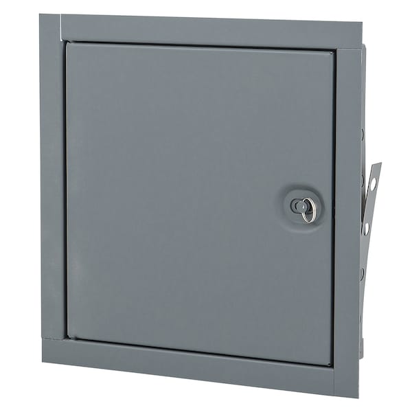 Fire Rated Access Door, 14x14, Prime Coat W/ Recessed Turn Latch