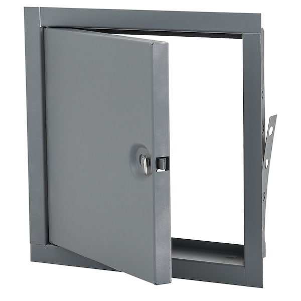Fire Rated Access Door, 14x14, Prime Coat W/ Recessed Turn Latch