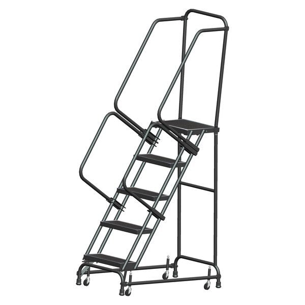 Rolling Ladder, Steel, 50 in.H