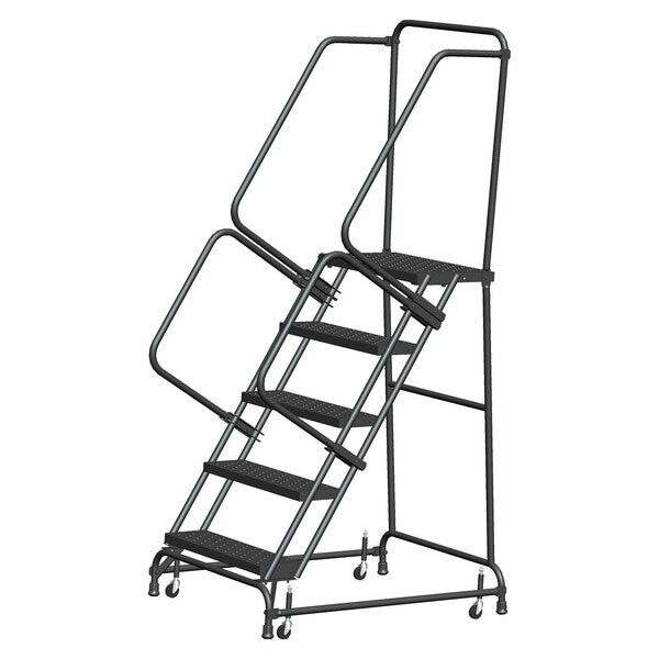 Rolling Ladder, Steel, 50 in.H