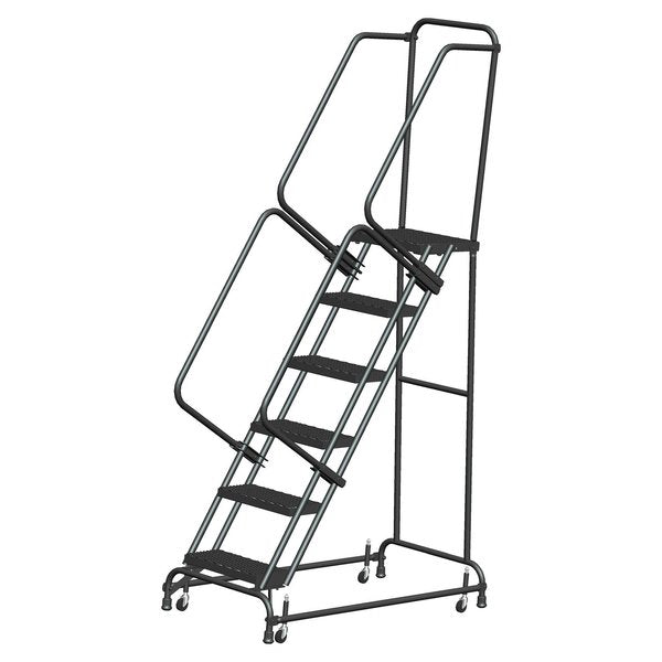 Rolling Ladder, Steel, 60 in.H