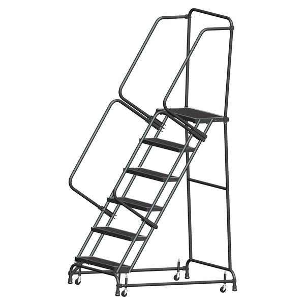 Rolling Ladder, Steel, 60 in.H