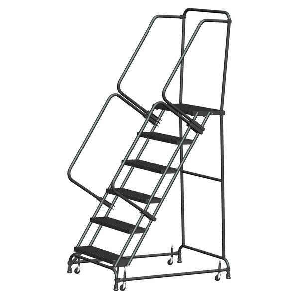 Rolling Ladder, Steel, 60 in.H