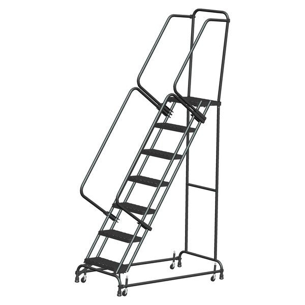 Rolling Ladder, Steel, 70 in.H