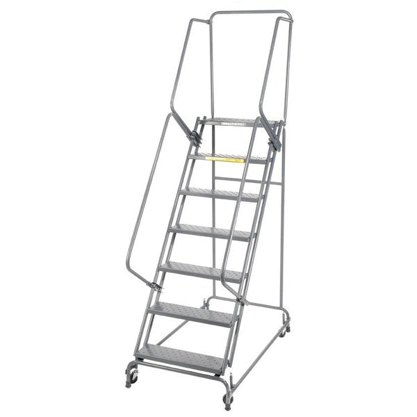 Rolling Ladder, Steel, 70 in.H