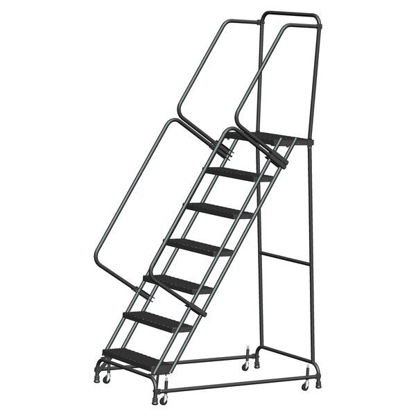 Rolling Ladder, Steel, 70 in.H