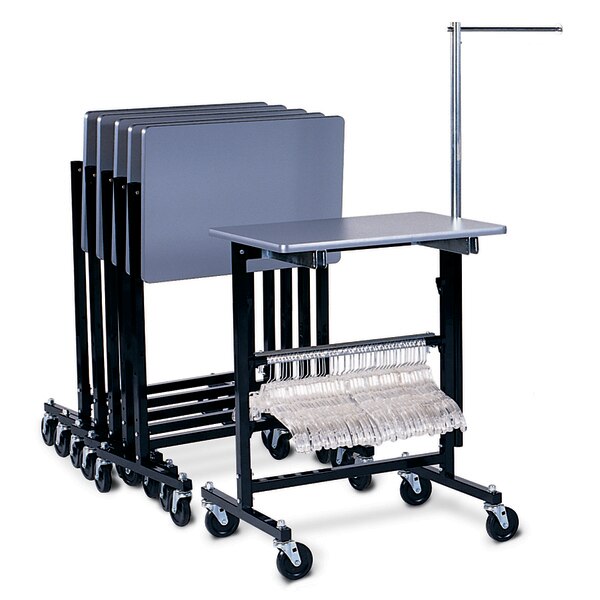 Folding Table with telescoping arm and 24â hanger bar