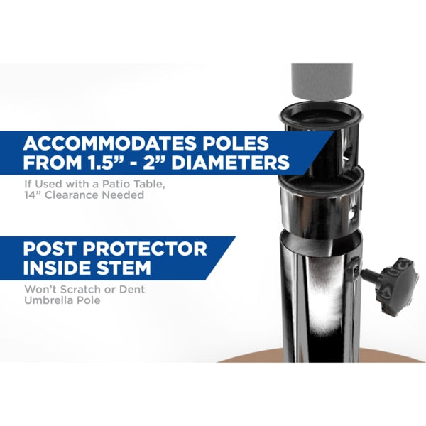 Fillable Umbrella Base, Bronze
