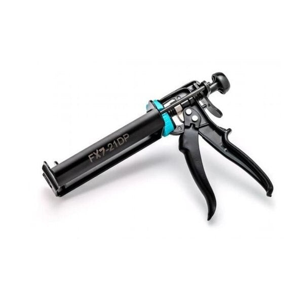 Professional Grade Dual Component Caulk Gun, Black/Turquoise