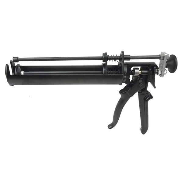 Professional Grade Side-By-Side Dual Component Caulk Gun, Black