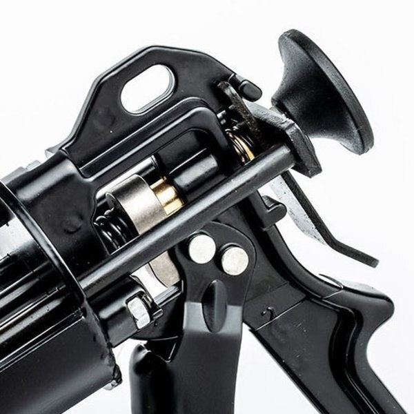 Professional Grade Coaxial Caulk Gun, Black