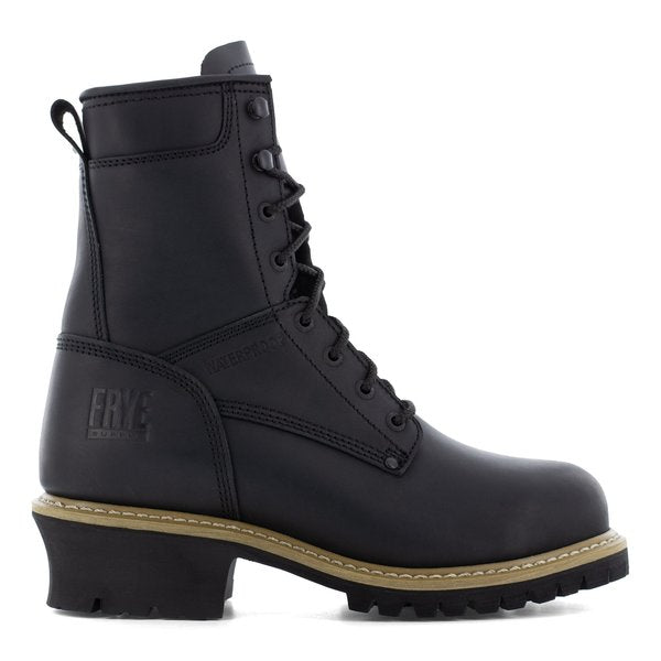 Mens Black Comp Toe 8 in Waterproof L, PR