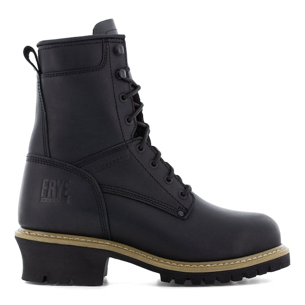 Mens Black Comp Toe 8 in Waterproof L, PR