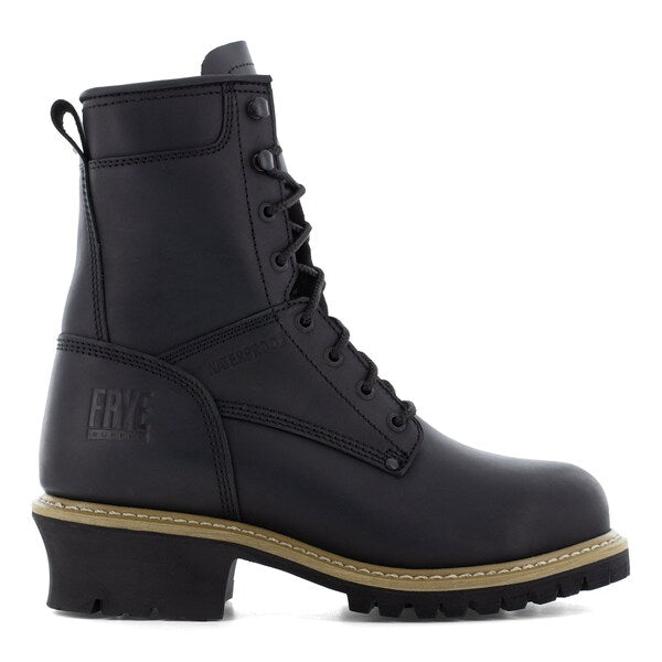 Mens Black Comp Toe 8 in Waterproof L, PR