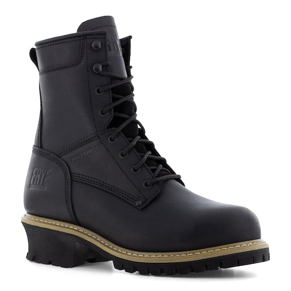 Mens Black Comp Toe 8 in Waterproof L, PR