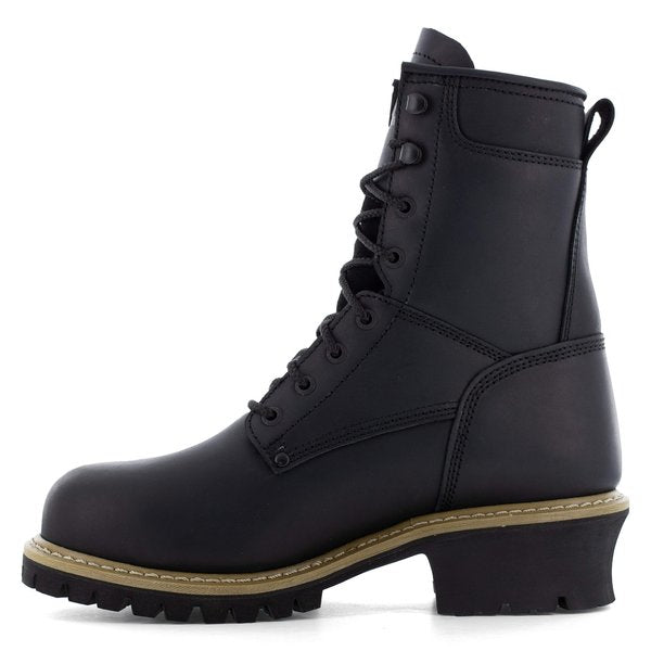 Mens Black Comp Toe 8 in Waterproof L, PR