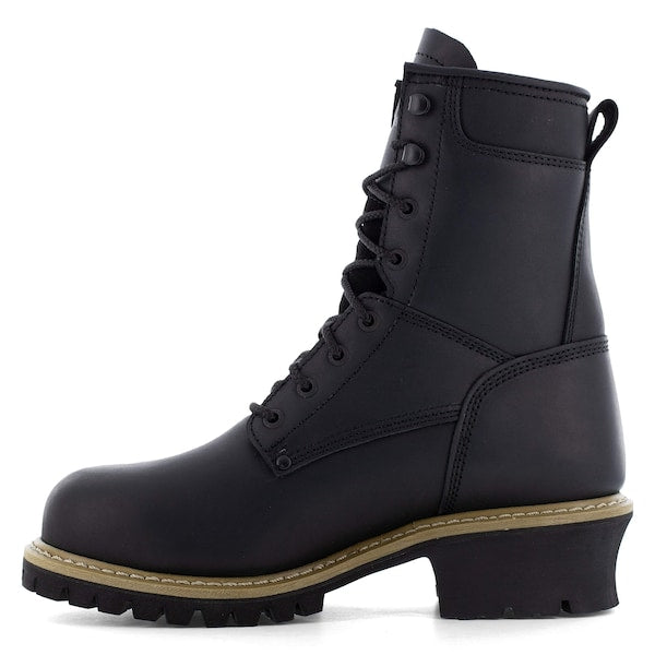 Mens Black Comp Toe 8 in Waterproof L, PR