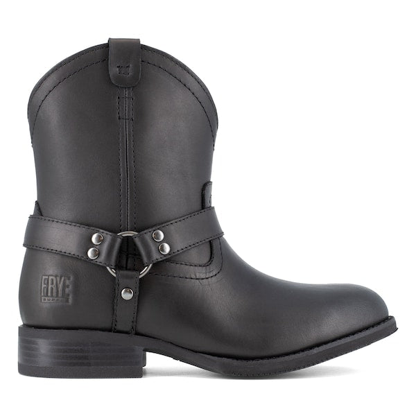Size 9M Womens Black Steel Toe Harness Work, Black