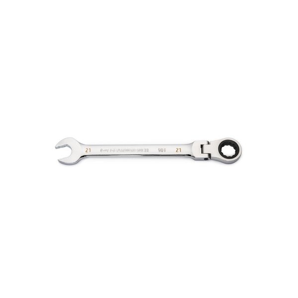 Combination Ratcheting Wrench, 21 mm 90T