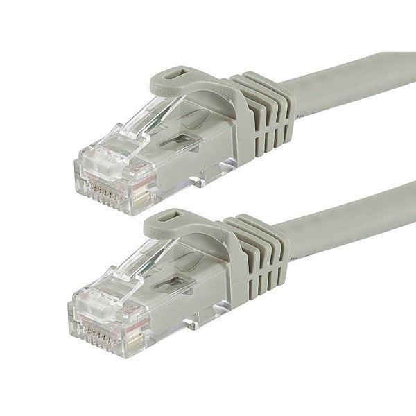 Ethernet Cable, Cat 6, Gray, 7 ft.