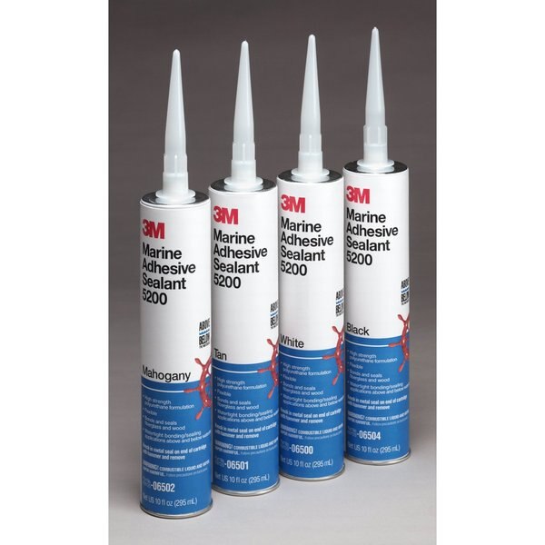 Marine Sealant, 10 oz, Cartridge, White, Polyurethane Base