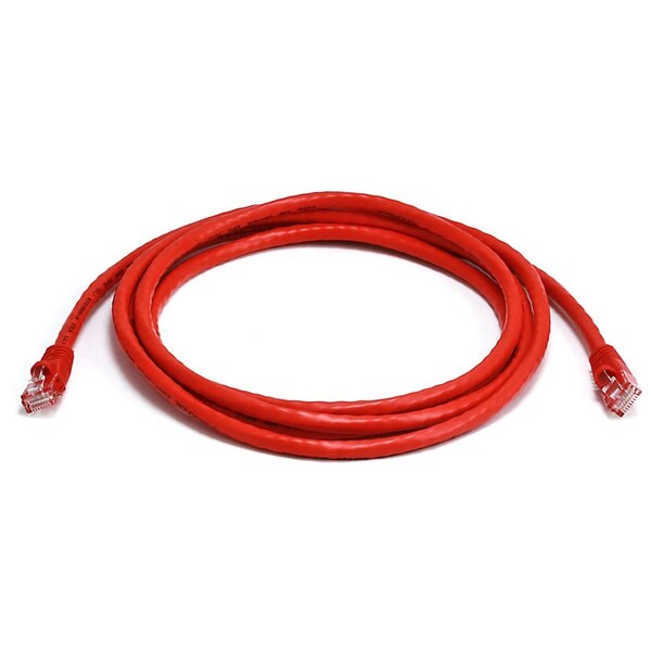 Ethernet Cable, Cat 5e, Red, 7 ft.
