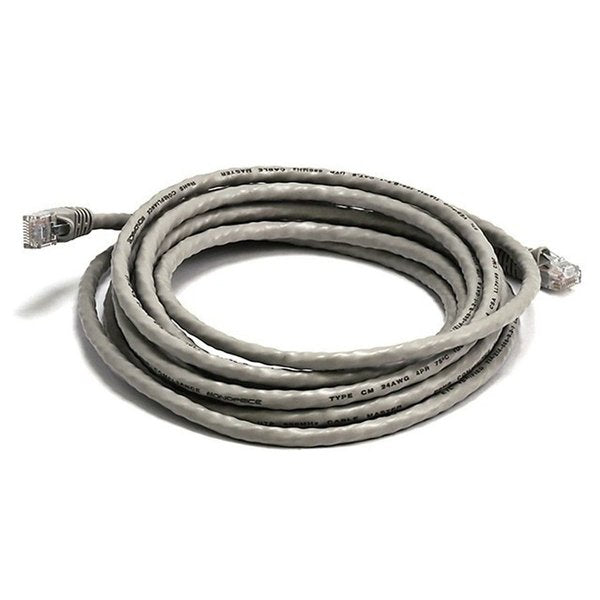Ethernet Cable, Cat 6, Gray, 14 ft.