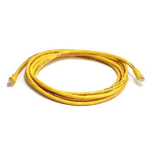 Ethernet Cable, Cat 5e, Yellow, 10 ft.