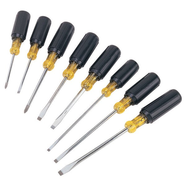 8 Pc Cush Grip Screwdriver Set