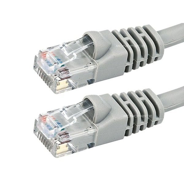 Ethernet Cable, Cat 6, Gray, 1 ft.