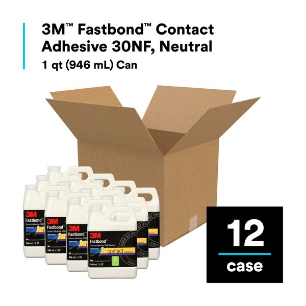 Contact Cement, 30NF Series, Neutral, 1 qt, Can