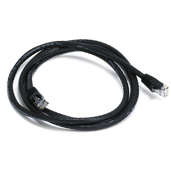 Ethernet Cable, Cat 6, Black, 5 ft.