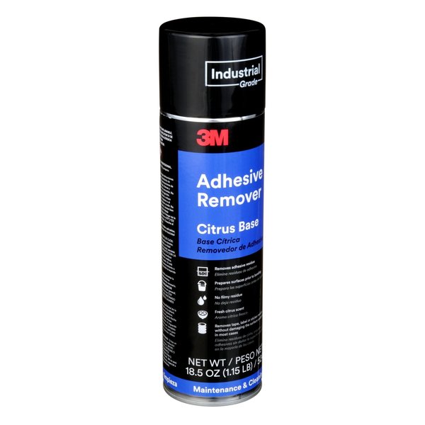 Citrus Based Adhesive Remover, 18.5 oz, Aerosol Can