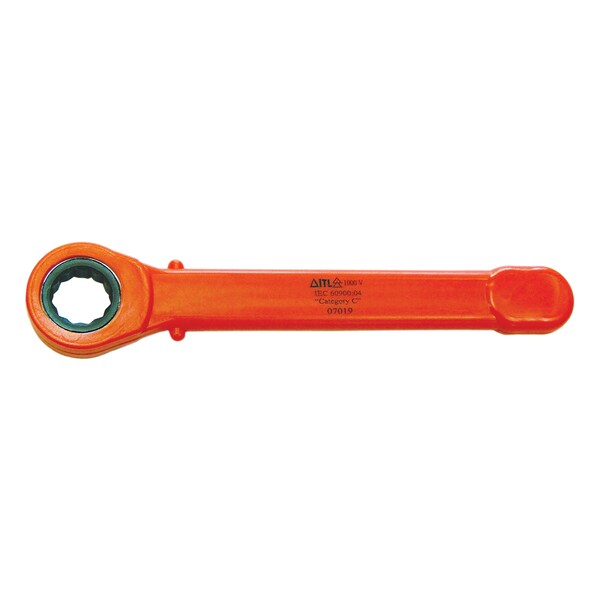 1000V Insulated Ratcheting Box Wrench, 1 inch