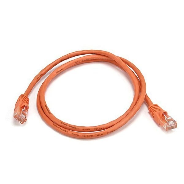 Ethernet Cable, Cat 5e, Orange, 3 ft.