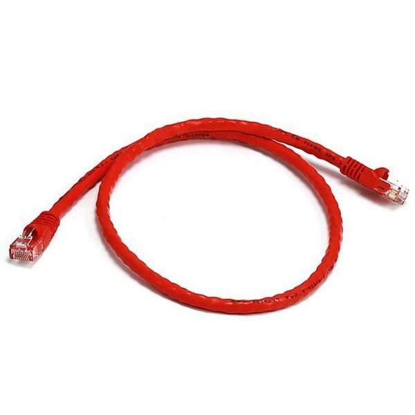 Ethernet Cable, Cat 6, Red, 2 ft.