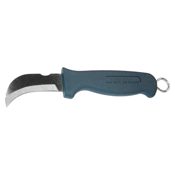Hawkbill Cable Splicer Knife, Charcoal H