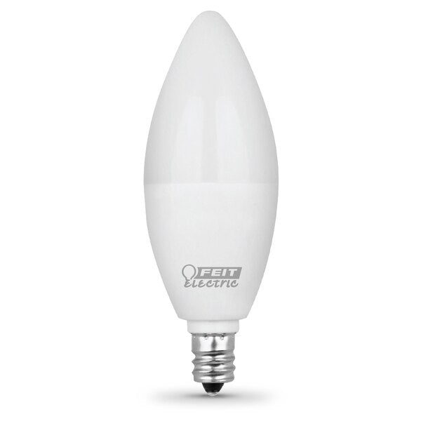 Light bulb, LED, Dec Chndlr, 40w E, PK72