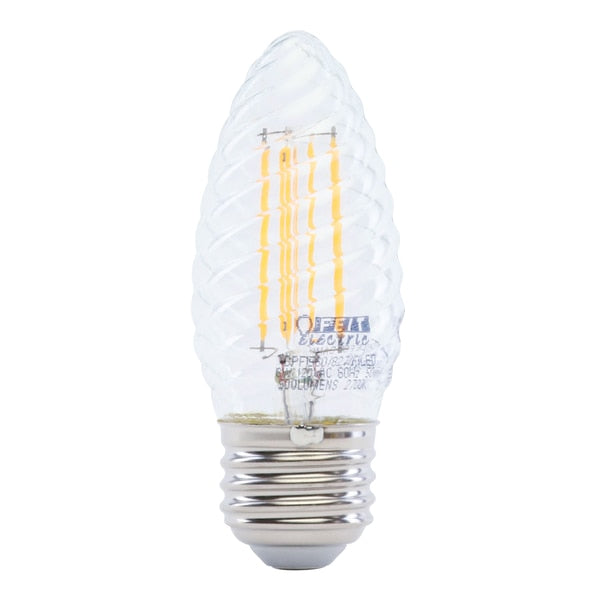Light Bulb, LED, Deco, F15, 60w Eq, PK24