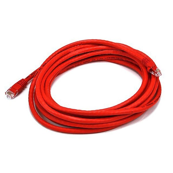 Ethernet Cable, Cat 5e, Red, 14 ft.