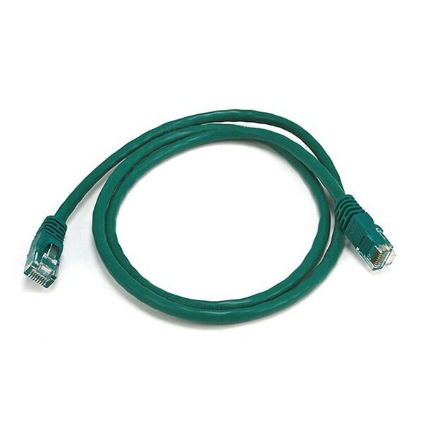 Ethernet Cable, Cat 5e, Green, 3 ft.