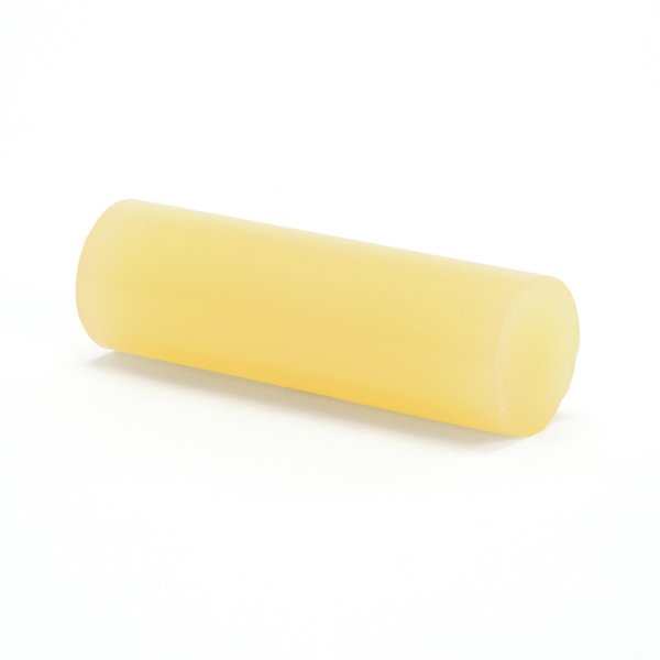 Hot Melt Adhesive, Tan, 5/8 in Diameter, 2 in Length, 35 sec Begins to Harden