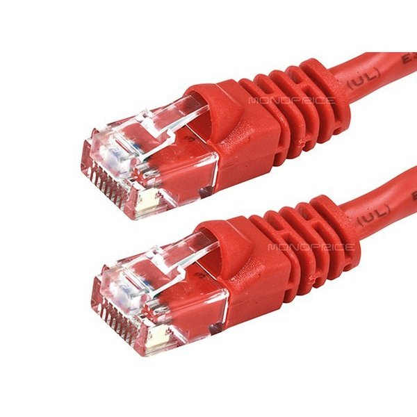 Ethernet Cable, Cat 6, Red, 7 ft.