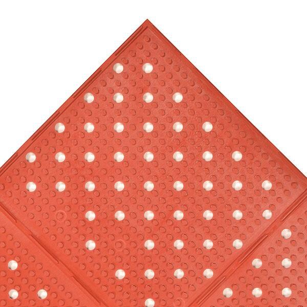 Red Drainage Holes Drainage Mat 3 ft. W x 8 ft. L, 3/8