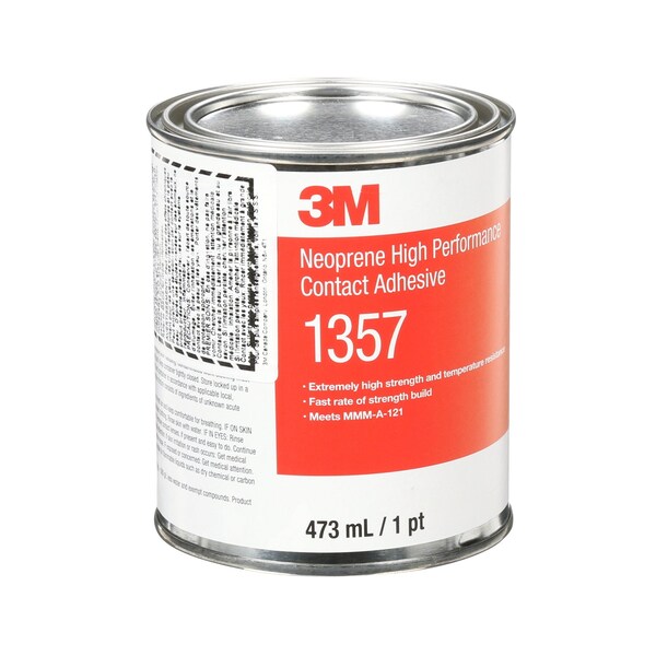 Contact Cement, 1357 Series, Green, 1 pt, Can
