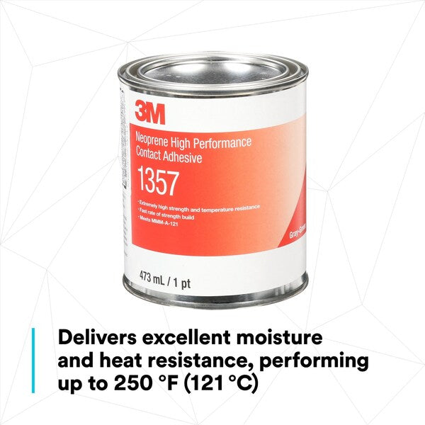 Contact Cement, 1357 Series, Green, 1 pt, Can