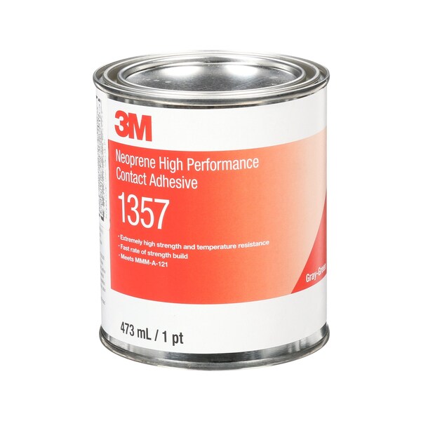 Contact Cement, 1357 Series, Green, 1 pt, Can