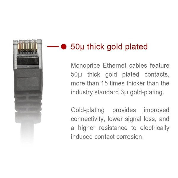 Ethernet Cable, Cat 5e, Black, 5 ft.