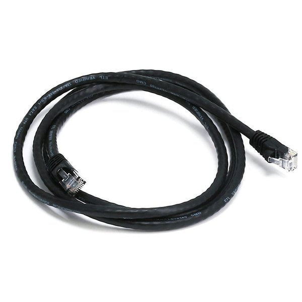 Ethernet Cable, Cat 5e, Black, 5 ft.